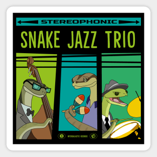 Snake Jazz vinyl Magnet